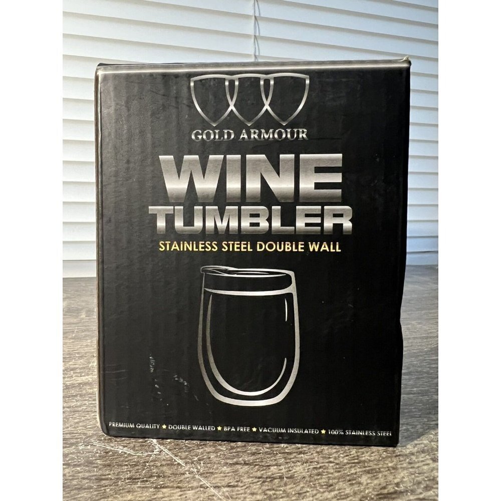 Wine Stainless Steel Tumbler 12oz Sip Lid Vacuum Double Wall Insulated - Picture 2 of 5